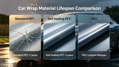 Different MOZXFILM wrap materials have different service lifespans in all climates.