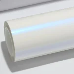 MOZX Easy Gloss White Shift Blue PET Vinyl Wrap - Image 6