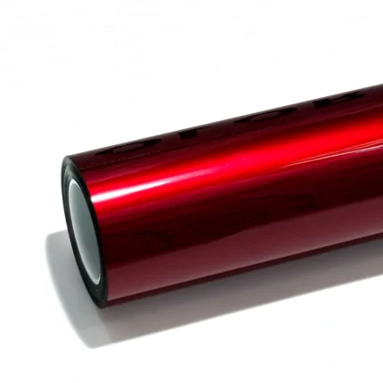 Cherry Red Liquid Metal PET Car Wrap