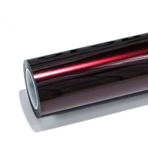 MOZXFILM Easy Glossy Metal Black Rose PET Vinyl Wrap