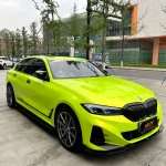 MOZX Easy Fluorescent Yellow PET Vinyl Wrap - Image 3