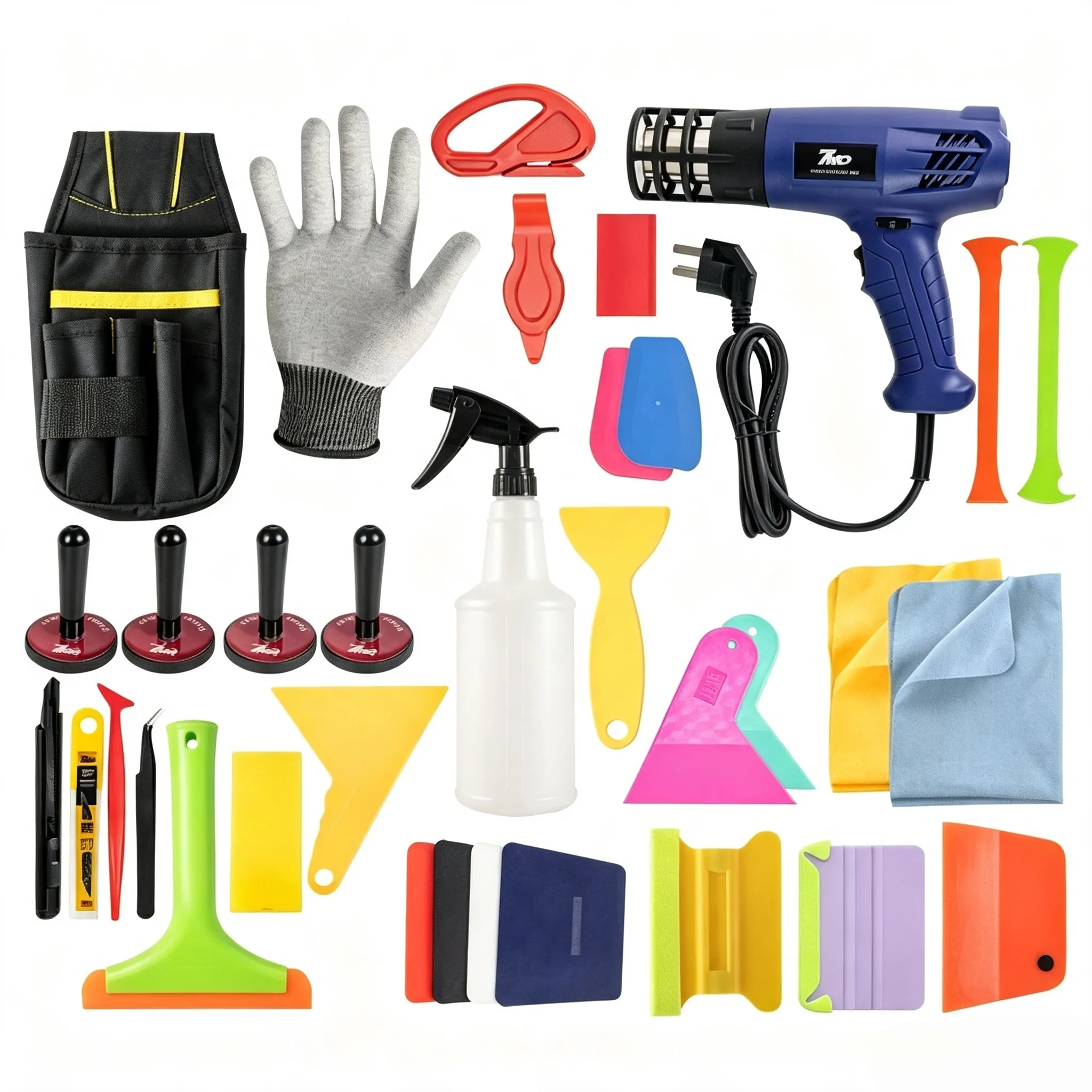 MOZX Complete Car Vinyl Wrap Installation Tool Kit MOZX Complete Car Vinyl Wrap Installation Tool Kit