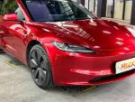 Gloss Cherry Red Liquid Metal PET Car Wrap Porsche