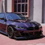 Gloss Metal Midnight Purple PET Wrap BMW M Coupe