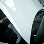MOZX 7.5Mil TPU PPF paint protection film installing on car hood