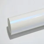 MOZX Easy White Iridescent Blue PET Vinyl Wrap