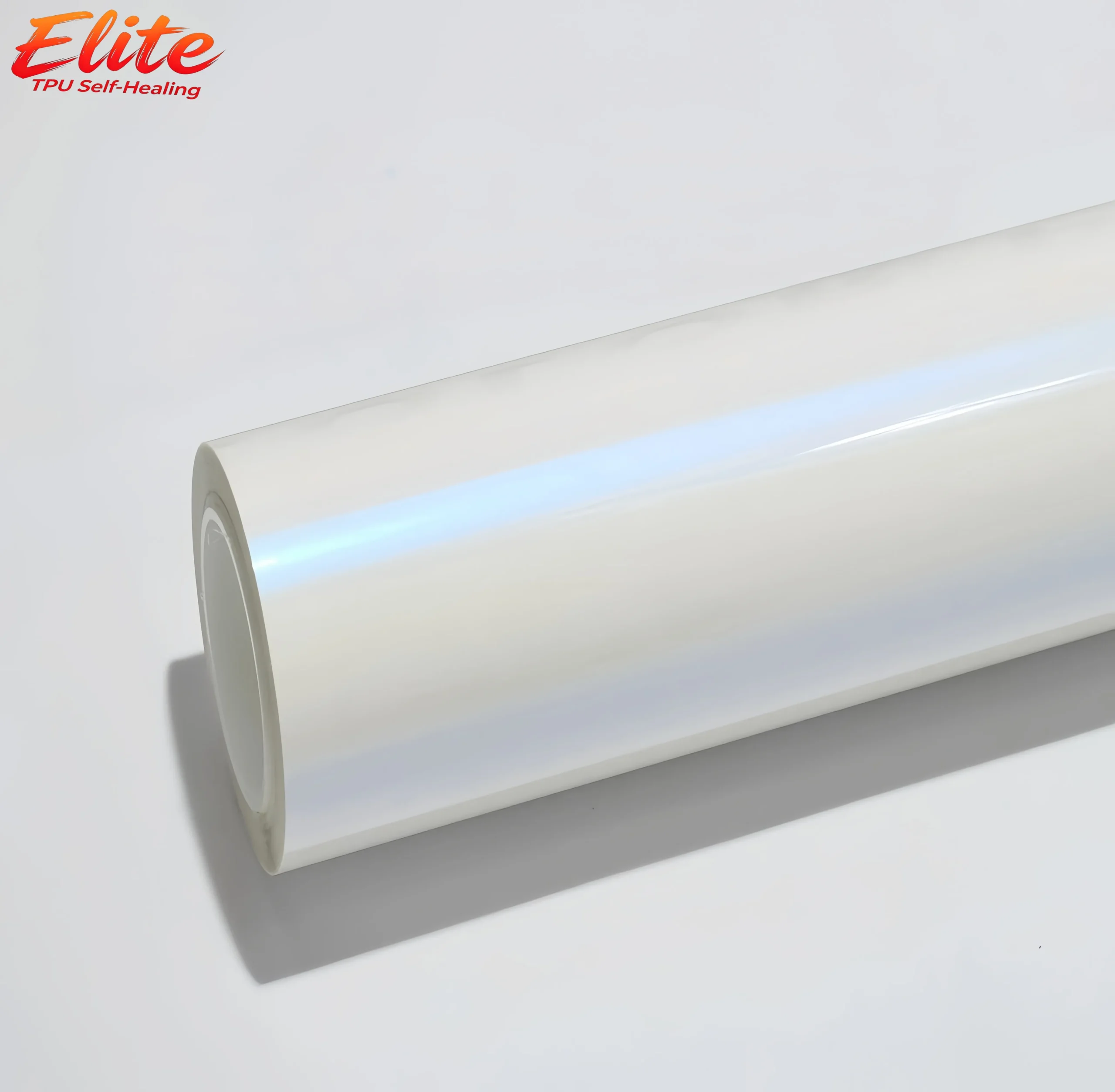 MOZX Elite White Iridescent Blue TPU Car Wrap MOZX Elite White Iridescent Blue TPU Car Wrap