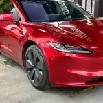 MOZX Liquid Metal Cherry Red car vinyl wrap