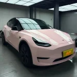 MOZX Shell Pink car vinyl wrap