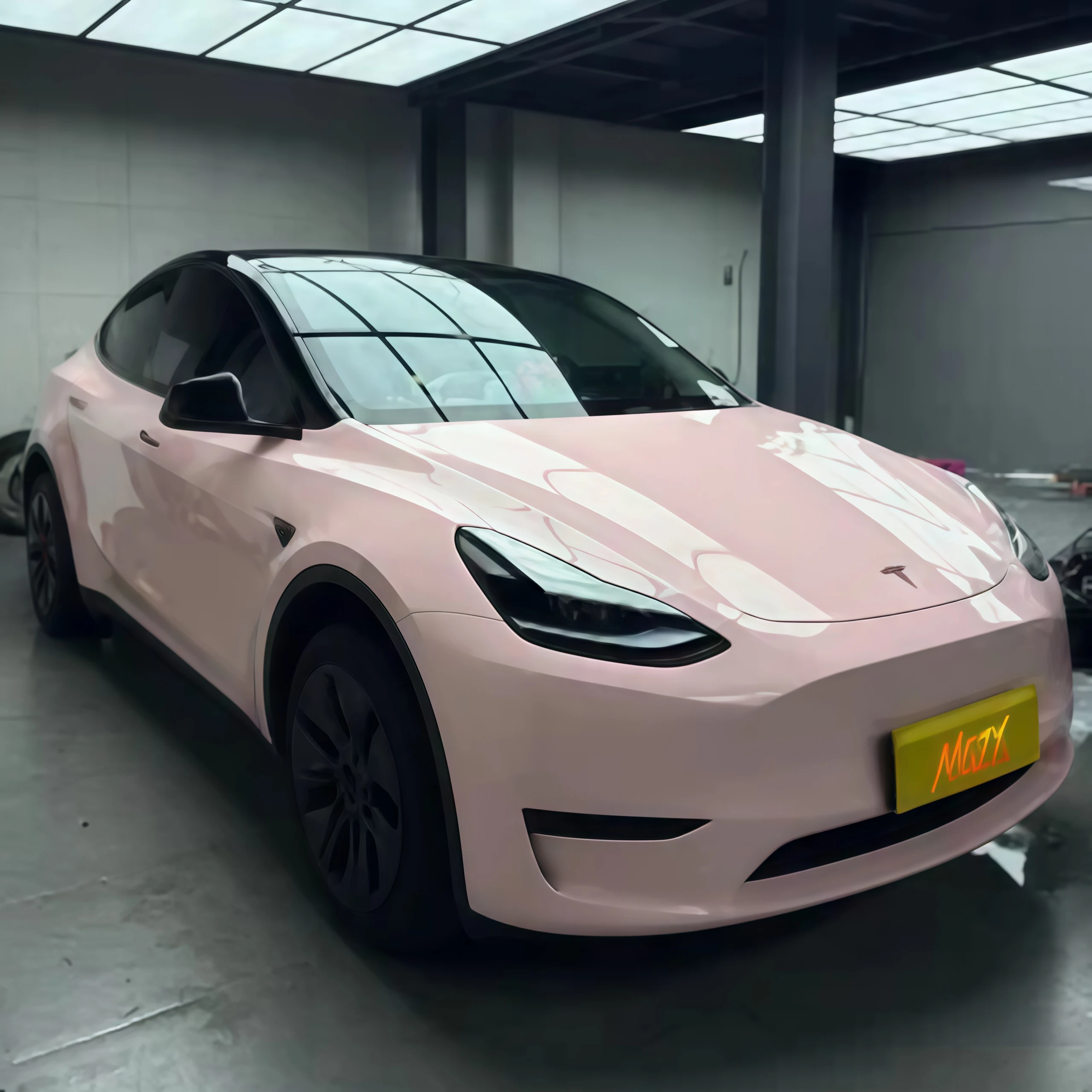 MOZX Shell Pink car vinyl wrap