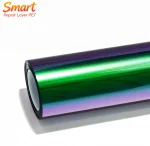 MOZX Smart Chameleon Green Blue Purple PET Car Wrap