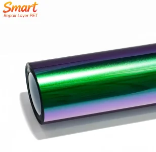MOZX Smart Chameleon Green Blue Purple PET Car Wrap
