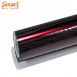MOZX Smart Metallic Rose Black PET Car Wrap