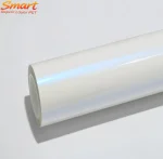 MOZX Smart White Iridescent Blue PET Car Wrap