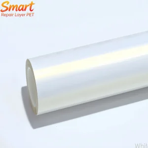 MOZX Smart White Iridescent Gold PET Car Wrap