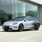 Tesla Model Y purple My Little Pony custom printed car wrap, cartoon livery